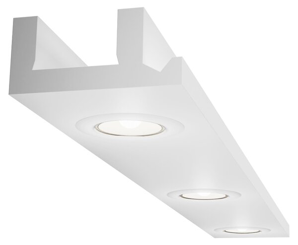 ELHARE Modanature per stucchi Profilo LED Spot Striscia di illuminazione indiretta Luce XPS LH1E - 120x200mm, 2m