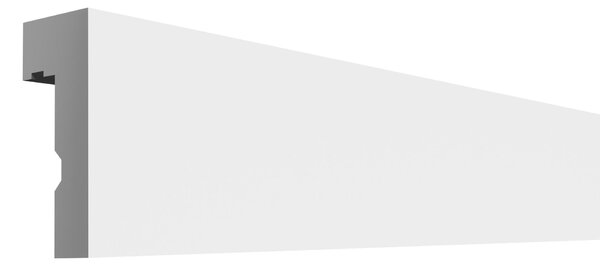 ELHARE binario per tende a stucco LED binario per tende a parete Indirect LK1G - 60x180mm, 2m