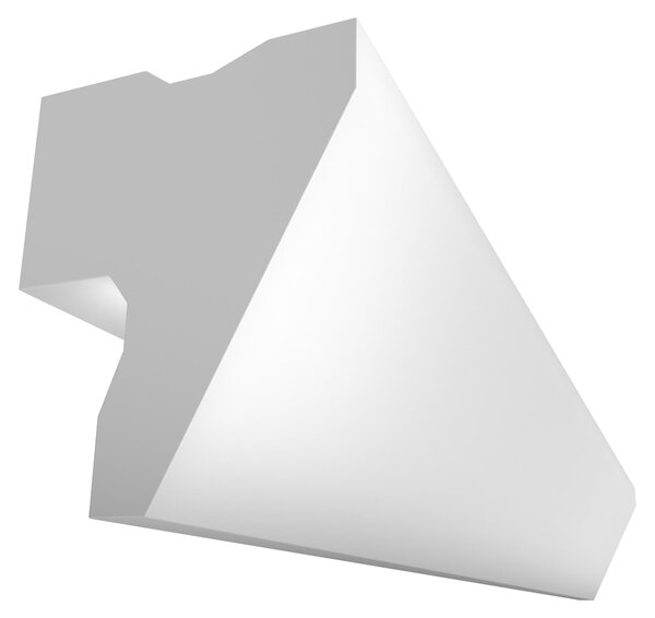 ELHARE Stucchi profili luminosi a striscia LED profilo per illuminazione indiretta a parete LS4D - 100x150mm, 2m