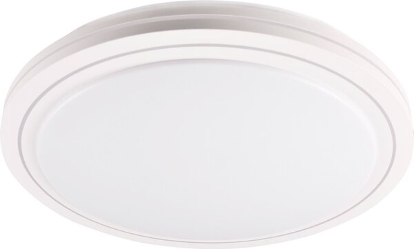 Plafoniera LED rotonda con telecomando MARIAN bianca 72W, tonalità di bianco 8000 lm, materiale plastico, dimensioni: 6,5 x 48 x 48 cm, IP44, Polux