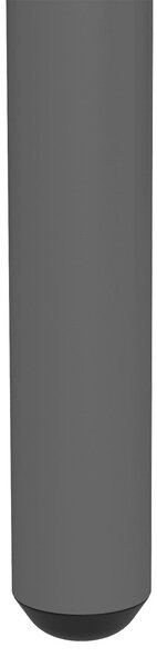 Outsunny Salon de jardin set da pranzo da giardino 7 pezzi con 1 tavolo e 6 sedie impilabili in acciaio grigio