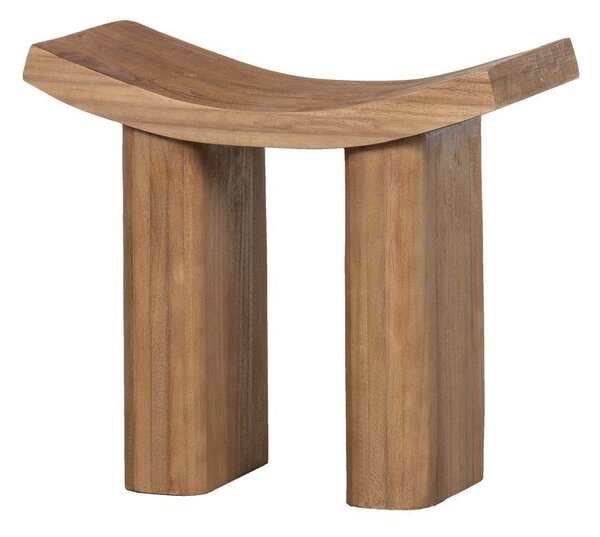 Sgabello di colore naturale in legno di paulownia massiccio Japan – WOOOD