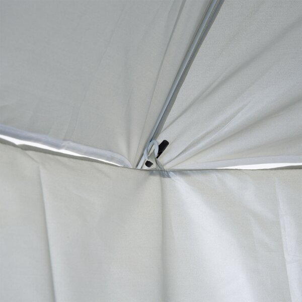 Outsunny Ombrellone da spiaggia Ø 2,2 m x 2,2 m protezione UV borsa trasporto, picchetti e pesi inclusi crema