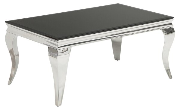 Tavolino da salotto 100 cm in vetro, design moderno per il soggiorno. ACQUISTA ORA