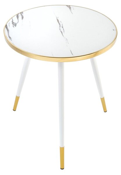 Tavolino da 45 cm in marmo, design moderno per il soggiorno - ACQUISTA ORA
