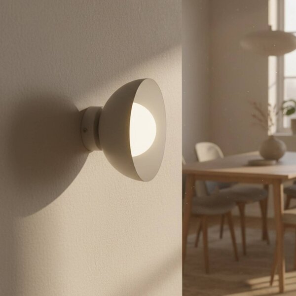 Applique da parete Bibi K1 EMIBIG LIGHTING, dimmerabile, Crema / Ambra, Soggiorno / Sala da pranzo, Vetro, Moderno, Applique