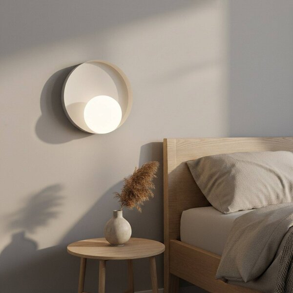 Applique da parete Kido K1 EMIBIG LIGHTING, dimmerabile, Crema / Ambra, Soggiorno / Sala da pranzo, Vetro, Moderno, Applique