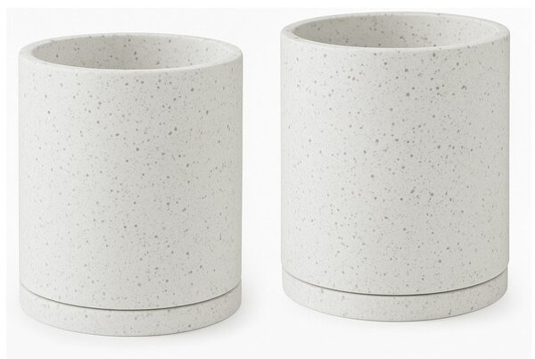 Vasi in cemento in set da 2 pezzi ø 26 cm Terrazzo - Bonami Selection
