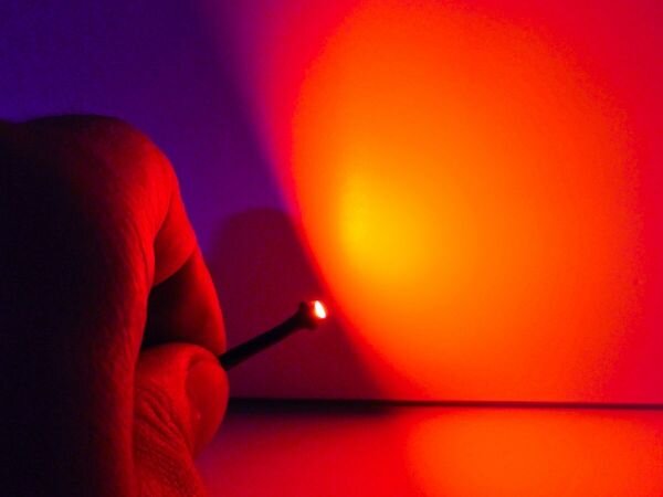 10 Pezzi Micro Mini Lampada Led Con Filo 12V Smd 3528 Colore Rosso 