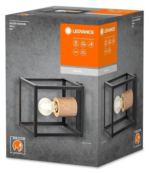Ledvance - Applique da parete DECOR NAIROBI 1xE27/15W/230V