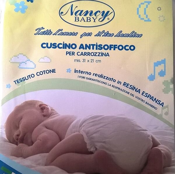 Cuscino Antisoffoco per Culla Carrozzino Nancy Baby Riposo Forato A