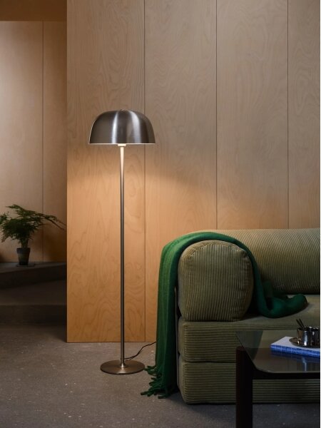 Nordlux - Lampada da terra CERA 1xE27/40W/230V cromo opaco