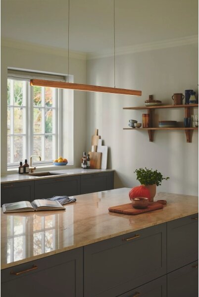 Nordlux - Lampadario a sospensione dimmerabile con cavo ILGAS LED/47W/230V 3000K frassino bianco