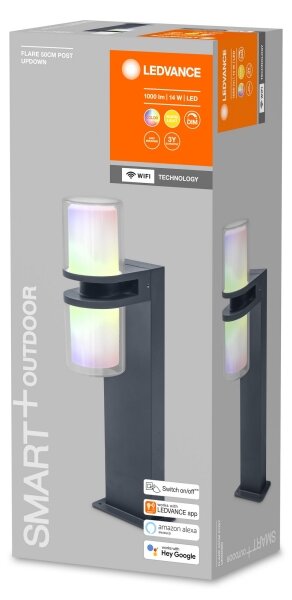 Ledvance - Lampada da esterno LED RGBW dimmerabile CASCADE 2xLED/7W/230V IP44 Wi-Fi