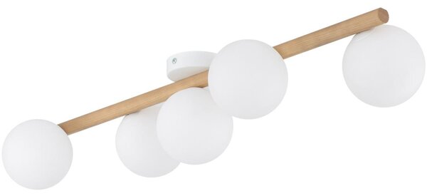 Plafoniera ELYON 5xG9/40W/230V bianco/pino