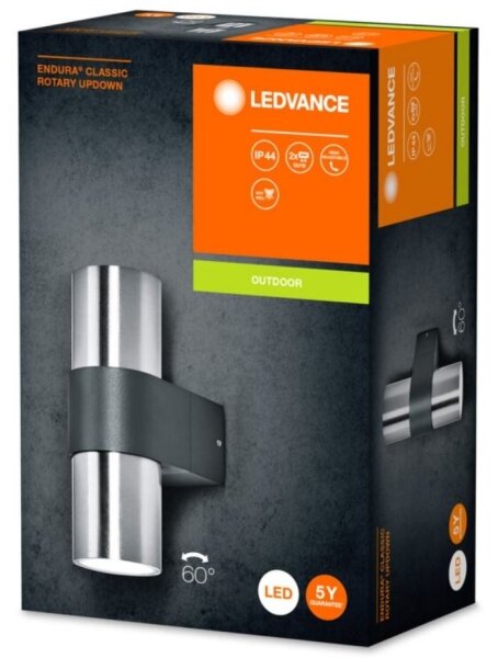 Ledvance - Applique da esterno ENDURA ROTARY 2xGU10/5W/230V IP44
