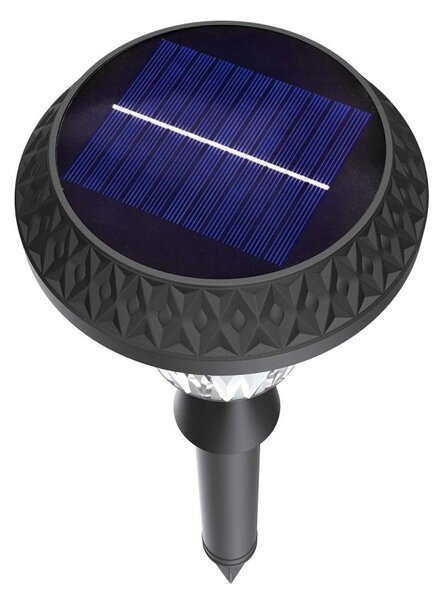 Lampada Solare da Giardino a Picchetto IP65 200 lumen, con Telecomando Colore Bianco Naturale 4.000K