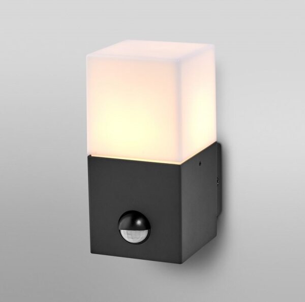 Ledvance - Applique da esterno con sensore FIGO SQUARE 1xE27/20W/230V