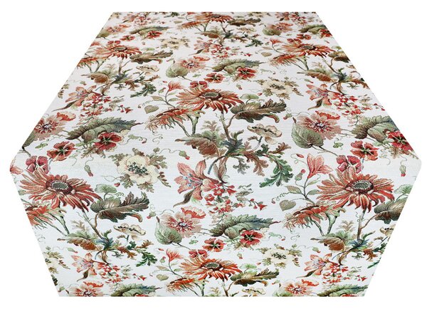 Runner Gobelin floreale di lusso con motivo vintage Eden 5015