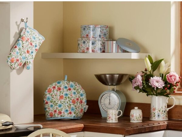 Grembiule da cucina con rivestimento in PVC Country Floral - Cooksmart ®