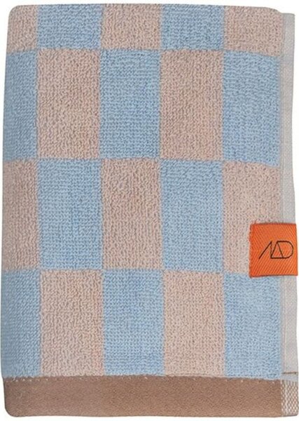 Asciugamano in cotone biologico blu e rosa 50x90 cm Retro - Mette Ditmer Denmark