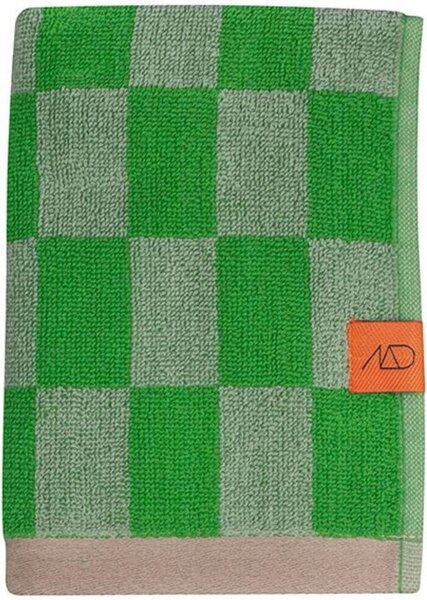 Asciugamano verde in cotone biologico 50x90 cm Retro - Mette Ditmer Denmark
