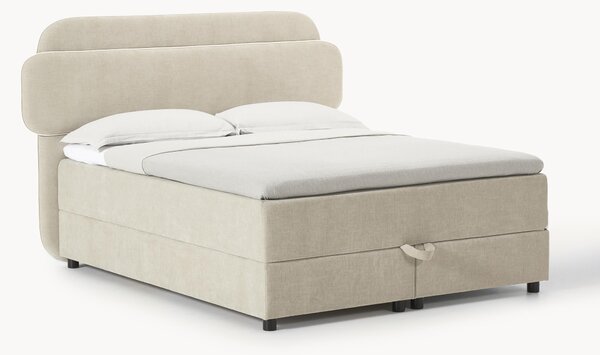 Letto boxspring con vano contenitore Enrica