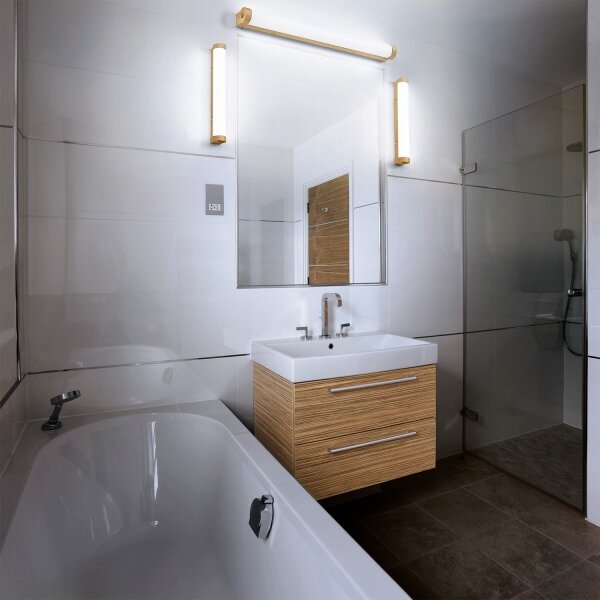 Osram - Illuminazione LED per specchio da bagno ORBIS TUBE LED/12W/230V 60 cm IP44 marrone