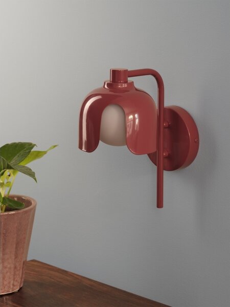 Osram - Lampada da parete DECOR COROLLE 1xG9/20W/230V rossa