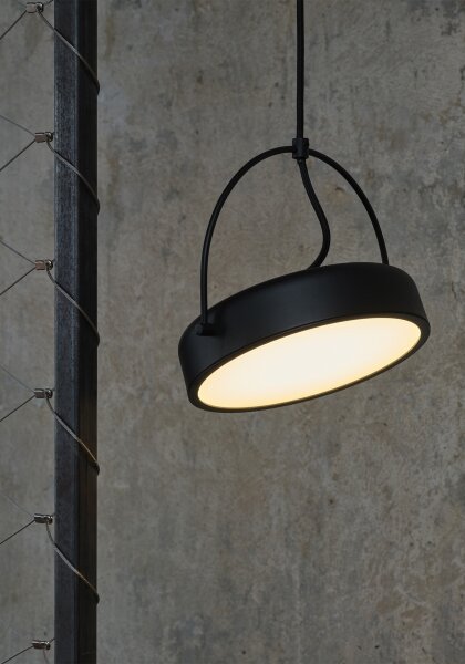 Osram - Lampadario LED a sospensione su cavo DECOR PUCK LED/12W/230V CRI 90 nero