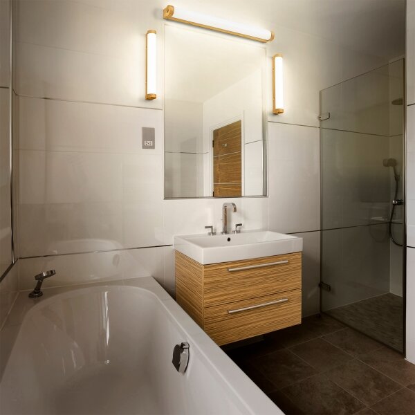 Osram - Illuminazione LED per specchio da bagno ORBIS TUBE LED/12W/230V 60 cm IP44 marrone