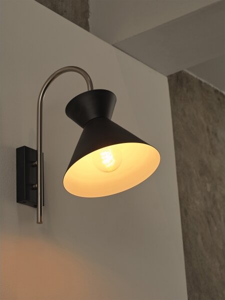 Osram - Lampada da parete DECOR WAIST 1xE27/40W/230V nera