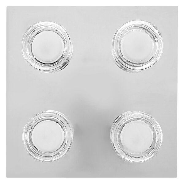 Osram - Plafoniera LED per bagno ORBIS FLAME 4xLED/5,5W/230V IP44 cromo