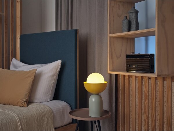 Osram - Lampada da tavolo DECOR BOWL 1xE14/25W/230V verde/gialla