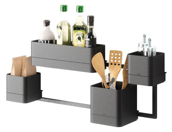 Vasi di plastica sospesi per erbe aromatiche in set di 4 pezzi Cubiko - Umbra