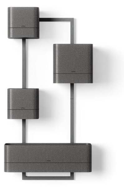 Vasi di plastica sospesi per erbe aromatiche in set di 4 pezzi Cubiko - Umbra