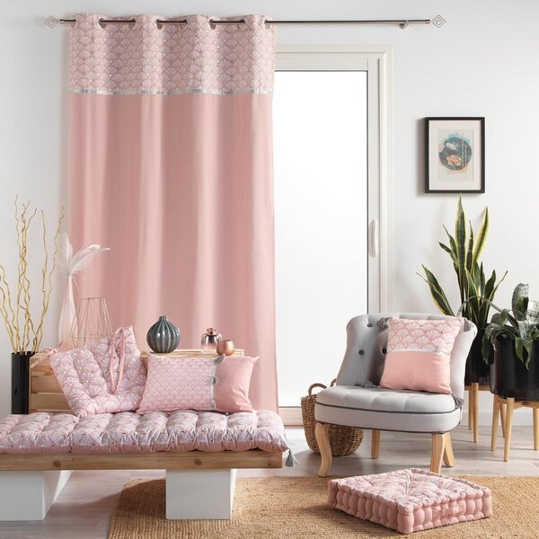 Tenda rosa chiaro in cotone 140x240 cm Artchic – douceur d'intérieur