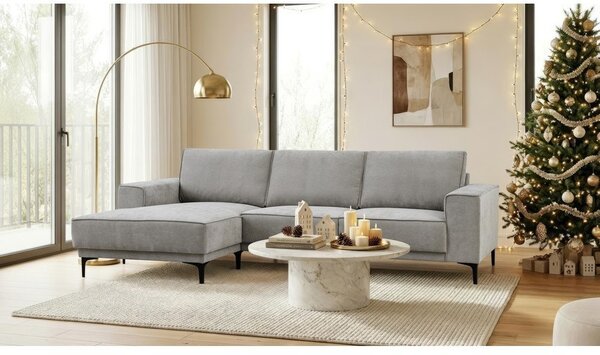 Divano angolare grigio (con penisola a sinistra/con chaise lounge) Copenhagen – Scandic