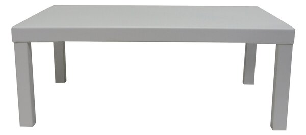 Tavolino da Giardino 80x60xH30 cm in Metallo Modas Bianco