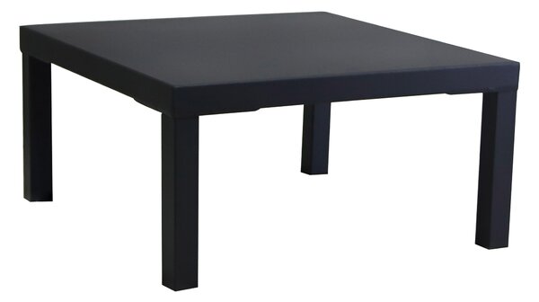 Tavolino da Giardino 80x60xH30 cm in Metallo Modas Grigio