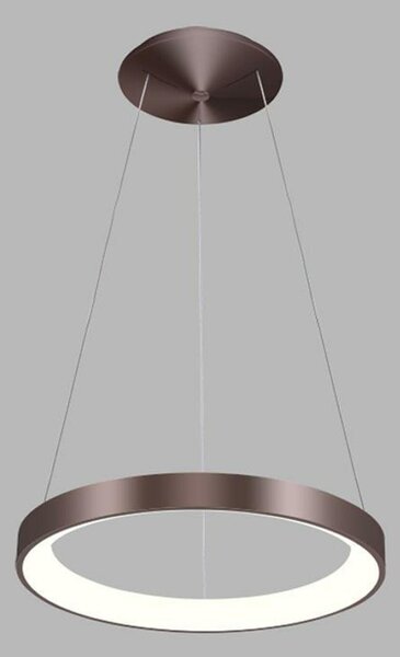 Apparecchio LED a sospensione BELLA SLIM, variante: COFFEE, Ø 480 mm, 3000/4000 K