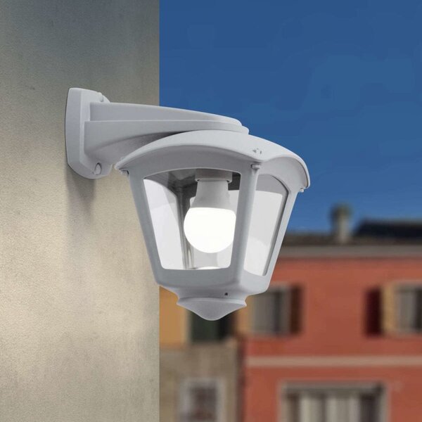 Applique moderno top light lerici ap e27 led ip55 resina pmma - Top Light