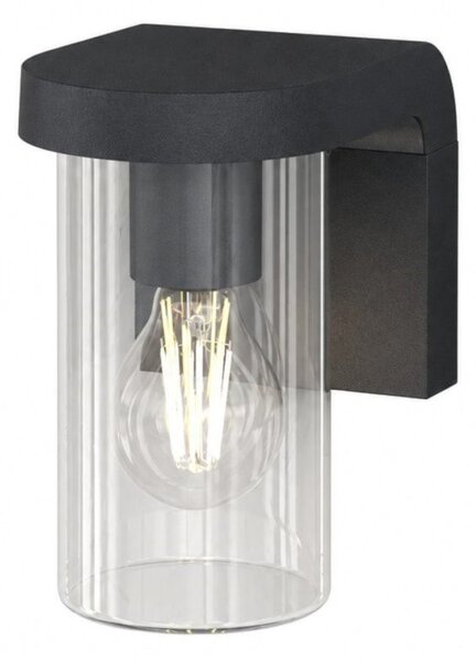 Applique moderno top light lugano ap ga e27 led ip54 alluminio vetro - Top Light