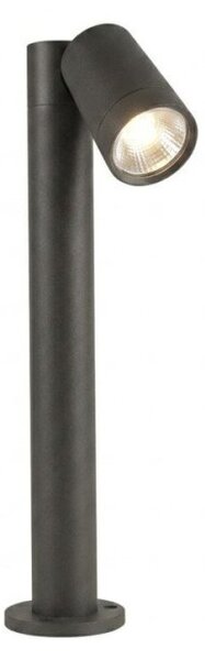 Lampioncino moderno top light oslo pa50 pa80 1 ga gu10 led ip65 orientabile alluminio vetro - Top Light