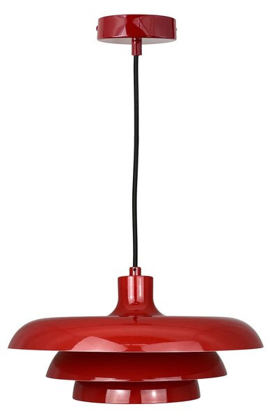 Lampada a sospensione Dyberg Larsen, Ava, dimmerabile, Rosso, Sala da pranzo, Metallo, Design