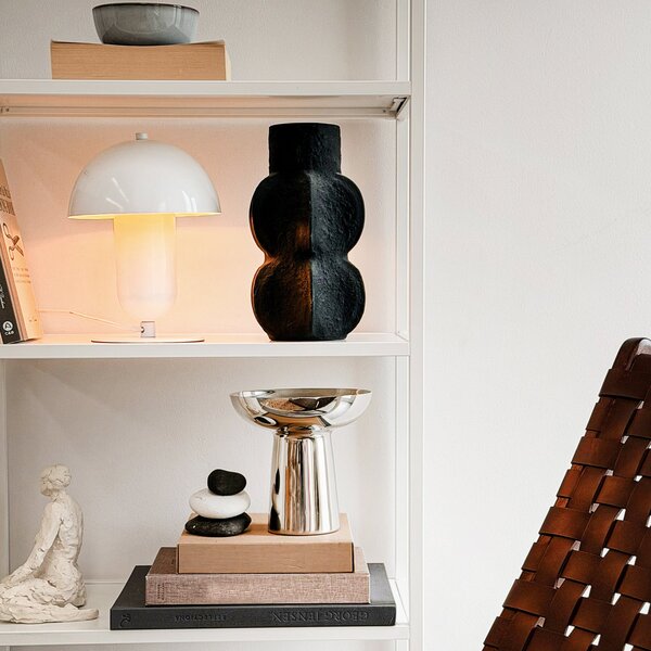 Lampade da tavolo Dyberg Larsen, Movie, Bianco, Soggiorno, Metallo, Design
