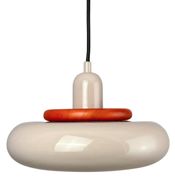Lampada a sospensione Dyberg Larsen, Planet Mini, dimmerabile, Beige, Sala da pranzo, Metallo, Design