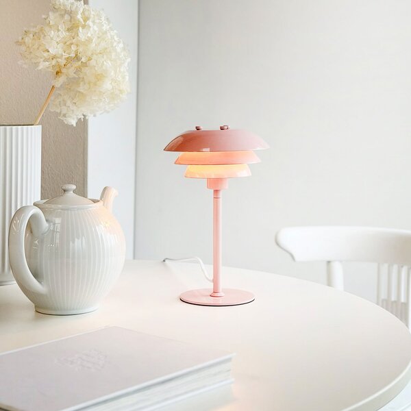 Lampade da tavolo Dyberg Larsen, SIXTEEN, Rosa / Rosé, Soggiorno, Metallo, Scandinavo