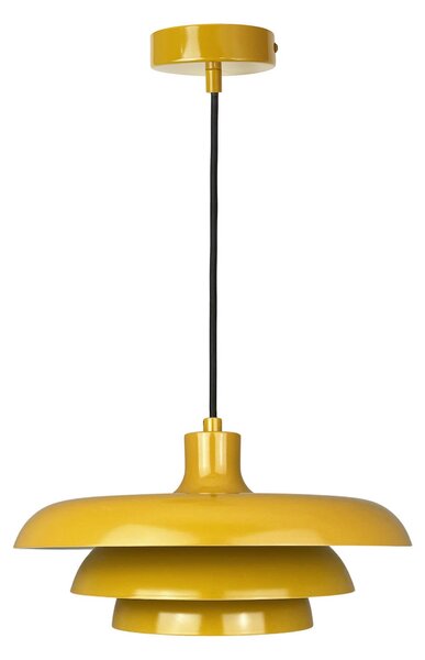 Lampada a sospensione Dyberg Larsen, Ava, dimmerabile, Giallo, Sala da pranzo, Metallo, Design