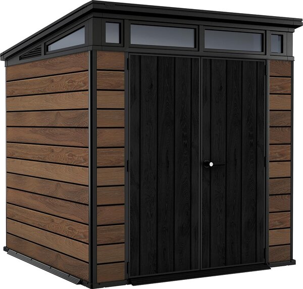 KETER Pent Signature Casetta da giardino orizzontale 7x7, 216 x 226 x 216 cm, marrone KETER 259814